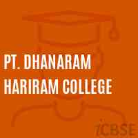 Pt. Dhanaram Hariram College Logo