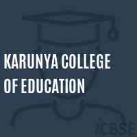 Karunya College of Education Logo