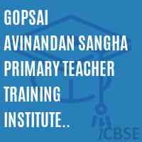 Gopsai Avinandan Sangha Primary Teacher Training Institute Paschim Medinipur Logo