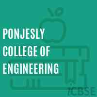 Ponjesly College of Engineering Logo