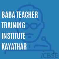 Baba Teacher Training Institute Kayathar Logo