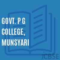 Govt. P G College, Munsyari Logo