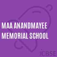 Maa Anandmayee Memorial School Logo