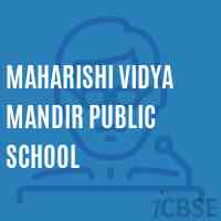 Maharishi Vidya Mandir Public School Logo