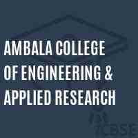 Ambala College of Engineering & Applied Research Logo