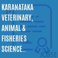 Karanataka Veterinary, Animal & Fisheries Science University Logo