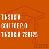 Tinsukia College P.O. Tinsukia-786125 Logo