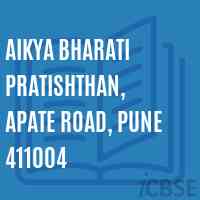 Aikya Bharati Pratishthan, Apate Road, Pune 411004 College Logo