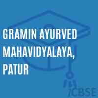 Gramin Ayurved Mahavidyalaya, Patur College Logo