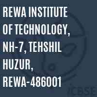Rewa Institute of Technology, NH-7, Tehshil Huzur, Rewa-486001 Logo