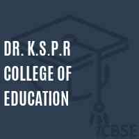 Dr. K.S.P.R College of Education Logo