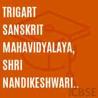 Trigart Sanskrit Mahavidyalaya, Shri Nandikeshwari Mandir, Kangra College Logo