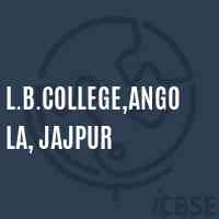 L.B.College,Angola, Jajpur Logo