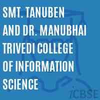 Smt. Tanuben and Dr. Manubhai Trivedi College of Information Science Logo
