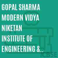 Gopal Sharma Modern Vidya Niketan Institute of Engineering & Technology Logo