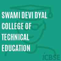 Swami Devi Dyal College of Technical Education Logo