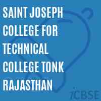 Saint Joseph College For Technical College Tonk Rajasthan Logo