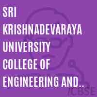 Sri Krishnadevaraya University College of Engineering and Technology Logo