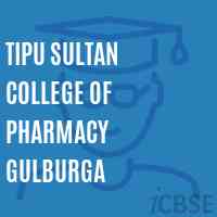 Tipu Sultan College of Pharmacy Gulburga Logo