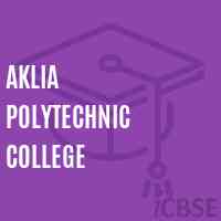 Aklia Polytechnic College Logo