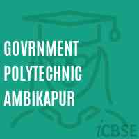 Govrnment Polytechnic Ambikapur College Logo