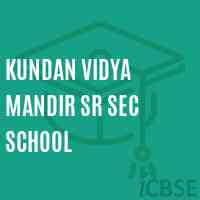 Kundan Vidya Mandir Sr Sec School Logo