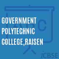 Government Polytechnic College,Raisen Logo
