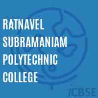 Ratnavel Subramaniam Polytechnic College Logo