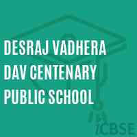 Desraj Vadhera Dav Centenary Public School Logo