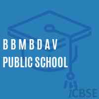 B B M B D A V Public School Logo