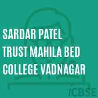 Sardar Patel Trust Mahila Bed College Vadnagar Logo
