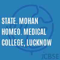 State. Mohan Homeo. Medical College, Lucknow Logo