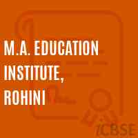M.A. Education Institute, Rohini Logo