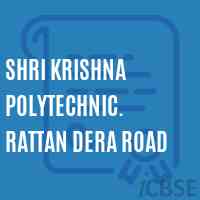 Shri Krishna Polytechnic. Rattan Dera Road College Logo