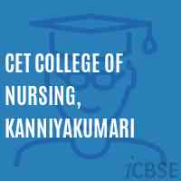Cet College of Nursing, Kanniyakumari Logo