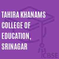 Tahira Khanams College of Education, Srinagar Logo