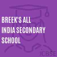 Breek'S All India Secondary School Logo