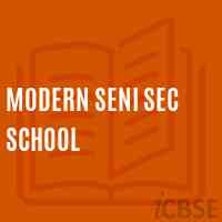 Modern Seni Sec School Logo