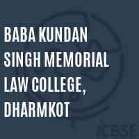 Baba Kundan Singh Memorial Law College, Dharmkot Logo