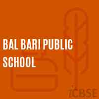 Bal Bari Public School Logo