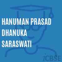 Hanuman Prasad Dhanuka Saraswati School Logo