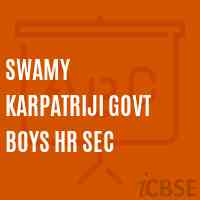 Swamy Karpatriji Govt Boys Hr Sec School Logo