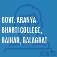 Govt. Aranya Bharti College, Baihar, Balaghat Logo