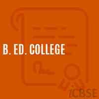 B. Ed. College Logo