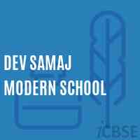Dev Samaj Modern School Logo