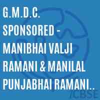 G.M.D.C. Sponsored - Manibhai Valji Ramani & Manilal Punjabhai Ramani Arts College & Ratanshibhai Khimjibhai Khetani Commerce College Logo