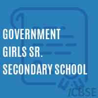 Government Girls Sr. Secondary School Logo