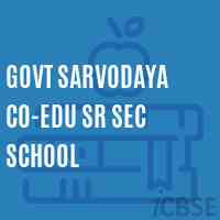 Govt Sarvodaya Co-Edu Sr Sec School Logo