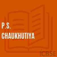 P.S. Chaukhutiya Primary School Logo