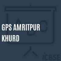 Gps Amritpur Khurd Primary School Logo